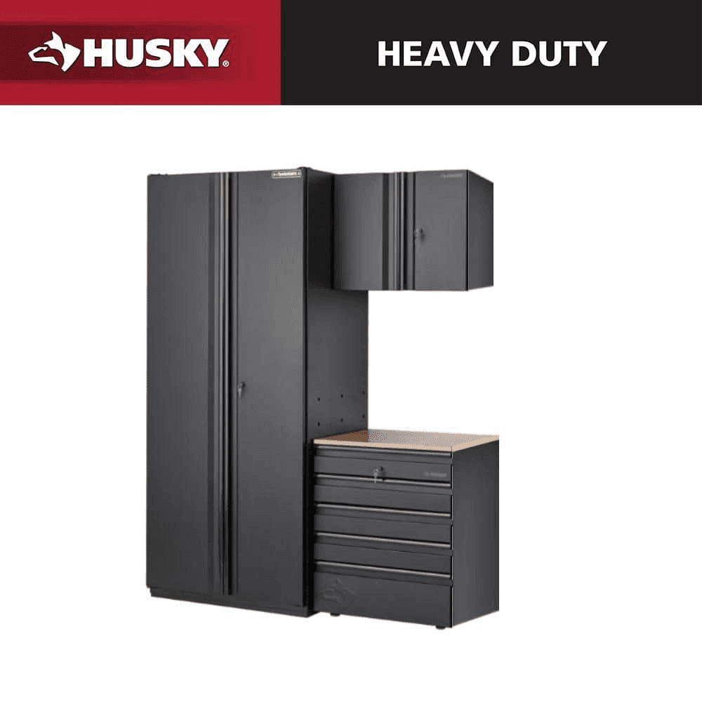 Husky Heavy Duty 3-Piece Steel Garage Storage System