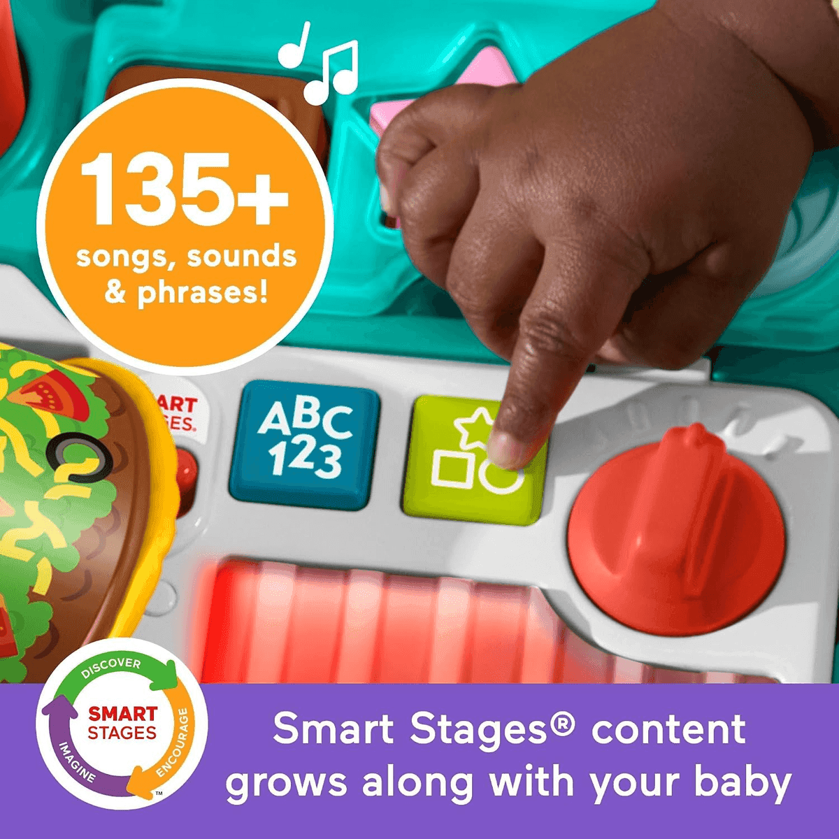 Fisher-Price 4-in-1 Snack Cart Baby Walker image 3
