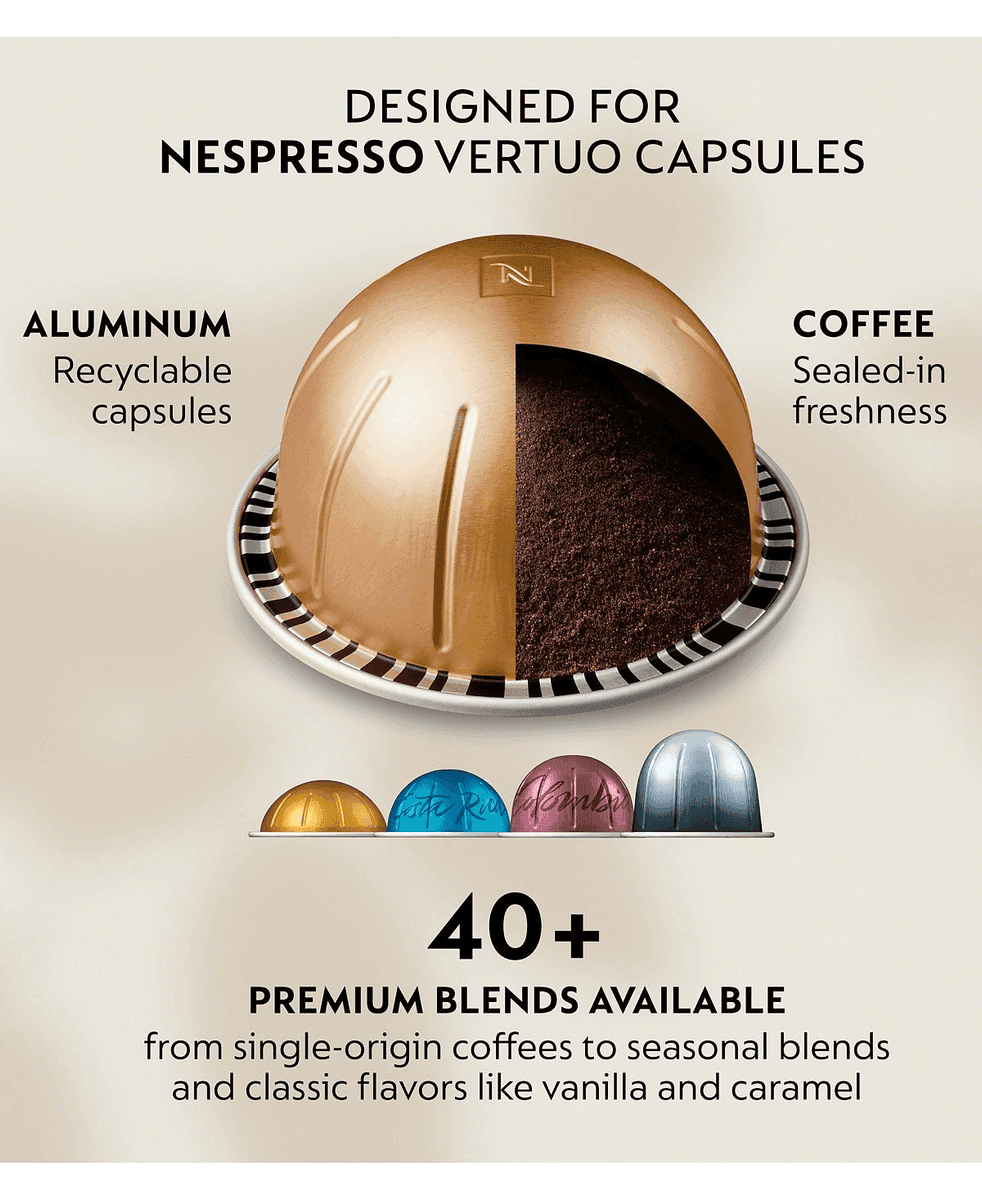 Nespresso Vertuo UP Coffee & Espresso Maker with Aeroccino3 Frother image 4
