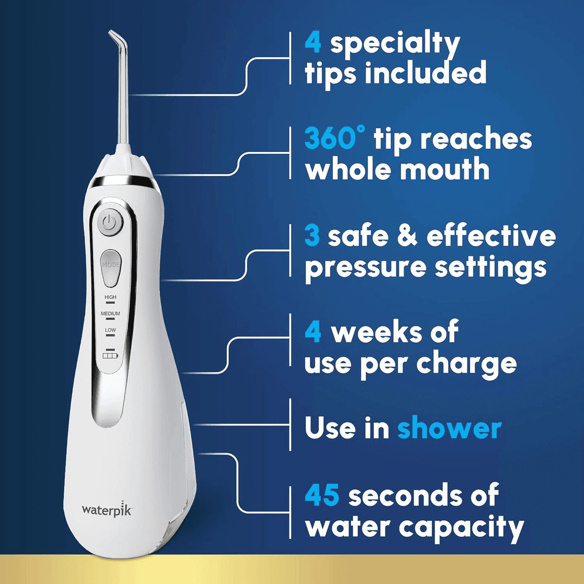 Waterpik Cordless Advanced WP-580 Water Flosser image 2