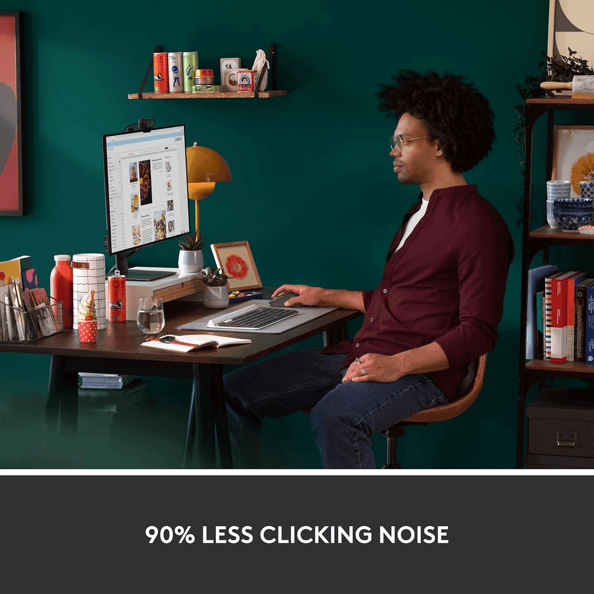 Logitech Signature M550 L Full-Size Wireless Mouse - Black image 4